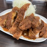 キングスポート - ◆超ジャンボ豚ロースカツランチ（3,000円）
  （ライスの量は“小盛”300g、デミソース選択）