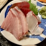 しんのすけ - 刺身(三種盛り)