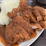 キングスポート - ◆超ジャンボ豚ロースカツランチ（3,000円）
  （ライスの量は“小盛”300g、デミソース選択）