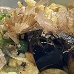 割烹 一の矢 - 揚げ出しナス、揚げ出し豆腐付きのハモの揚げだし^_^