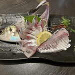 ささいずみ - 長崎県産　アジの活け造り　1200円