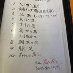 ささいずみ - メニュー　　2025年10月