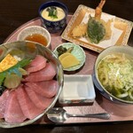 てん - 中トロ丼御膳2700円