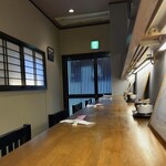 京橋 都鳥 - カウンター席