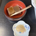 奥城崎シーサイドホテル - わらび餅ぷりぷりで美味かった