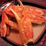 なにわ本店 - 蟹の藻塩焼き