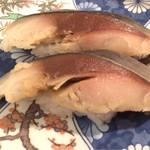 廻鮮寿司 塩釜港 - サバ（H26.11）