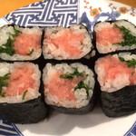 廻鮮寿司 塩釜港 - ネギトロ巻き（H26.11）