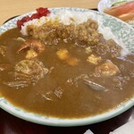 おいかわ食堂 - シーフードカレー（サラダ付）