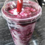 お食事処 快心友 - ブルーベリーのムース