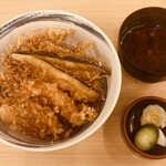 天重 本店 - 天丼　かき揚げ天　なす天　海老天　さつまいも天