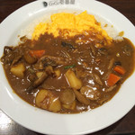 CoCo壱番屋 - やさいカレー¥648＋きのこ¥206＋スクランブルエッグ¥154 全税込