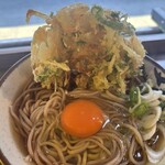 はなゆう - かき揚げと玉子は必須