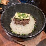 焼肉 ONAKANOMIKATA - 石焼きガーリックライス