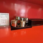 つけそば 丸長 - 卓上一式