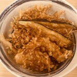 天重 本店 - 天丼　かき揚げ天　なす天　海老天　さつまいも天　
