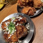 焼売酒場 いしい 西新店 - 油淋鶏と唐揚げ