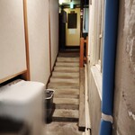 御宿 石川 - 「離れの湯」への通路