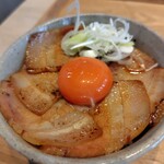 宍道湖しじみ中華蕎麦 琥珀 - 吊るし焼きバラ丼