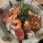 酒場はるや - タレを半分塗してみました…