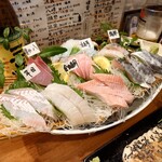 築地 山加 - 刺し盛り お任せ2人前