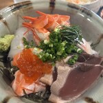 酒場はるや - 本州海鮮丼　近景（嫁）