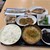 大衆食堂 半田屋 - 料理写真:さんま塩焼き、メヌケの煮付、オクラおひたし、里芋煮、ひじき煮、大根そぼろあんかけ、豚汁、めし(小)