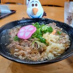 岡製麺所 - 超肉うどん　　800円