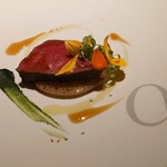 アコルドゥ - 大和牛のアサード 梨のブランチャと秋のクロロフィラ