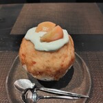 中川氷菓店 - 桃とアールグレイかき氷