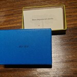 アコルドゥ - メニューカード