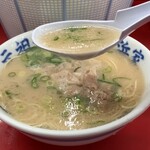 元祖ラーメン長浜家 - スープの感じ