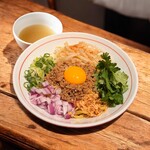 鶏ポタラーメンTHANK - スパイスまぜそばスープ付き