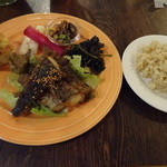 コインサイド - オーガニック野菜ランチの本日のお魚でございます