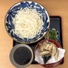 京都うどん処 甘きつね製麺所 - 野菜天釜あげ（大盛り）