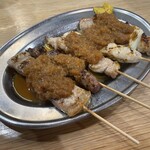 ニューゴールデン - 美味だれ串でねぎま、ささみ、せせり、豚カシラ、豚ハラミを追加