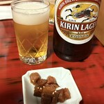 ぼたん - 瓶ビール　牛しぐれ煮