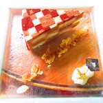 富士屋ホテル ラウンジ - 寄木細工模様のケーキ2