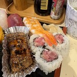 双子鮨 - 穴子、炙ってます