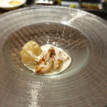 山荘神和苑 - 帆立と鳥ガイのソテー