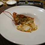 山荘神和苑 - 伊勢海老のソテーシャンパンソース