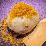 鮨 長島 - トラフグの白子，カラスミ