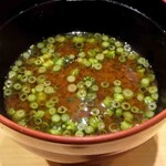 鮨 長島 - 赤出汁