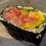 鮨 長島 - トロたく巻き