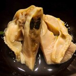 鮨 いまむら - ハマグリとうるいのお浸し