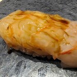 鮨 いまむら - ボタンエビの塩締め