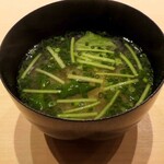 鮨 いまむら - 味噌汁