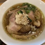 らーめん 心麦 - 限定 白醤油きのこラーメン