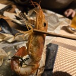 海鮮 イタリアンバル ルチアーノ - 赤海老大きいでしょう～！