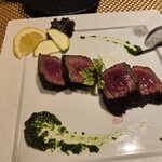 海鮮 イタリアンバル ルチアーノ - 上州牛特別熟成肉のグリルステーキ